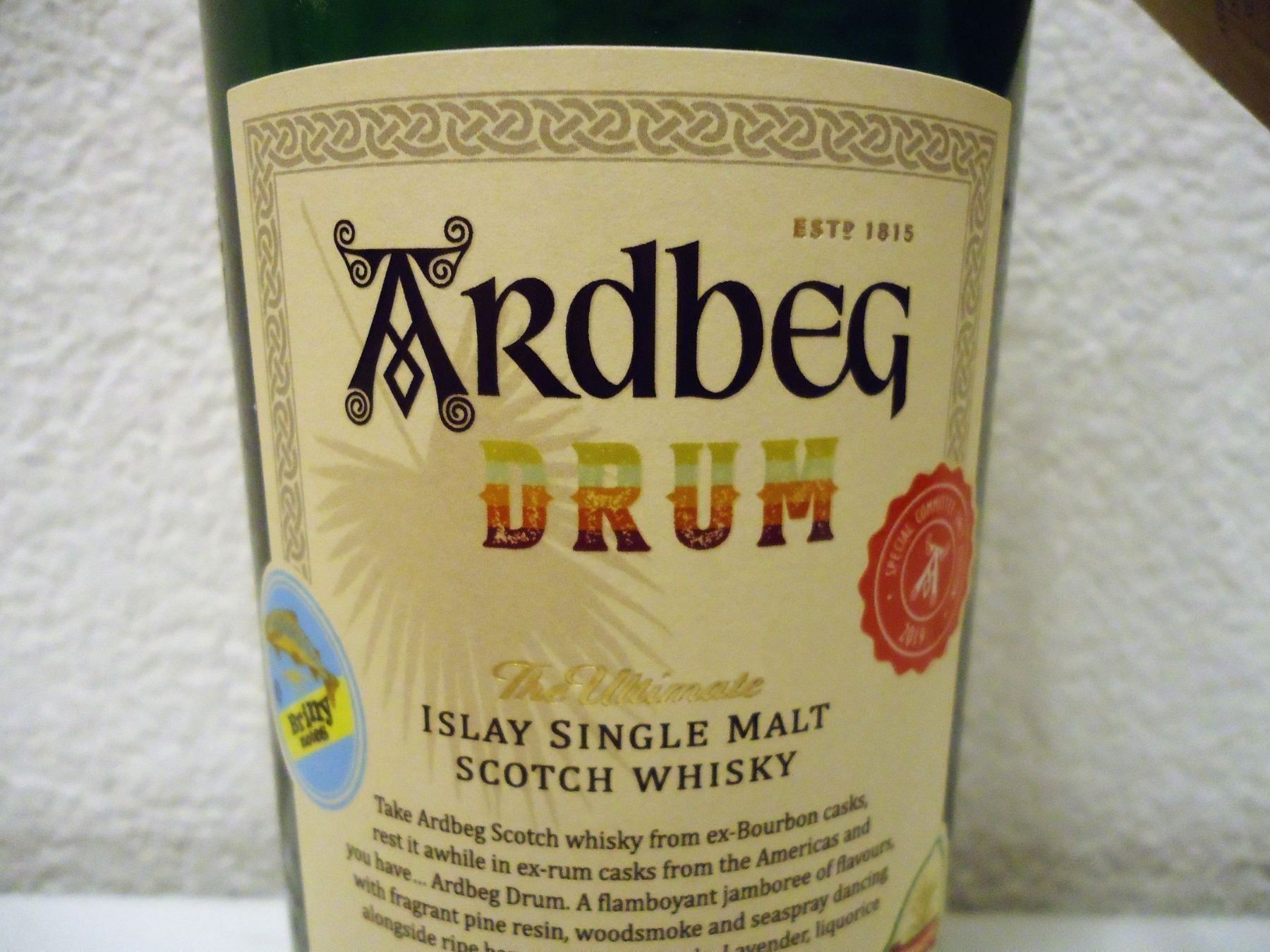 Ardbeg Bevande alcoliche: Ardbeg Drum Committee Release 2019 – Nuovo e nell'imballaggio originale da Elsau venduto da Rumsammler 2