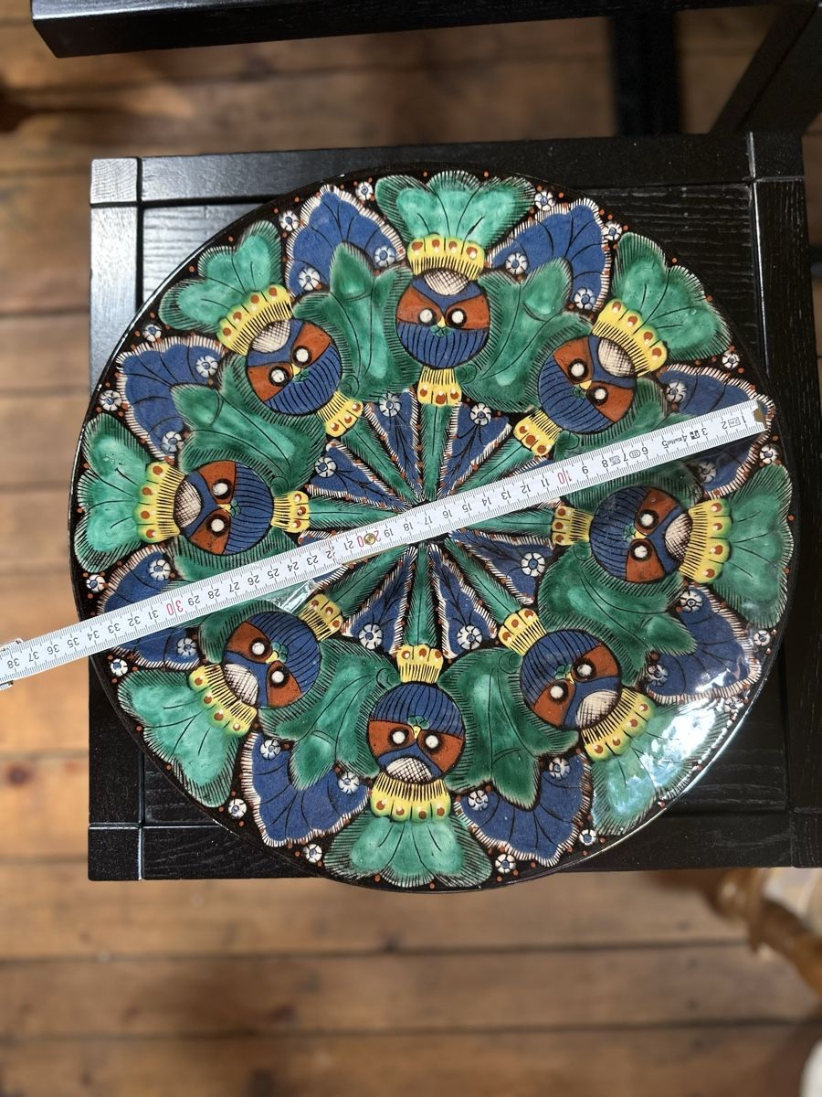 Piatti: Keramik Wandteller, signiert, Durchmesser 30 cm – Usato da Villmergen venduto da bubblevintage 1