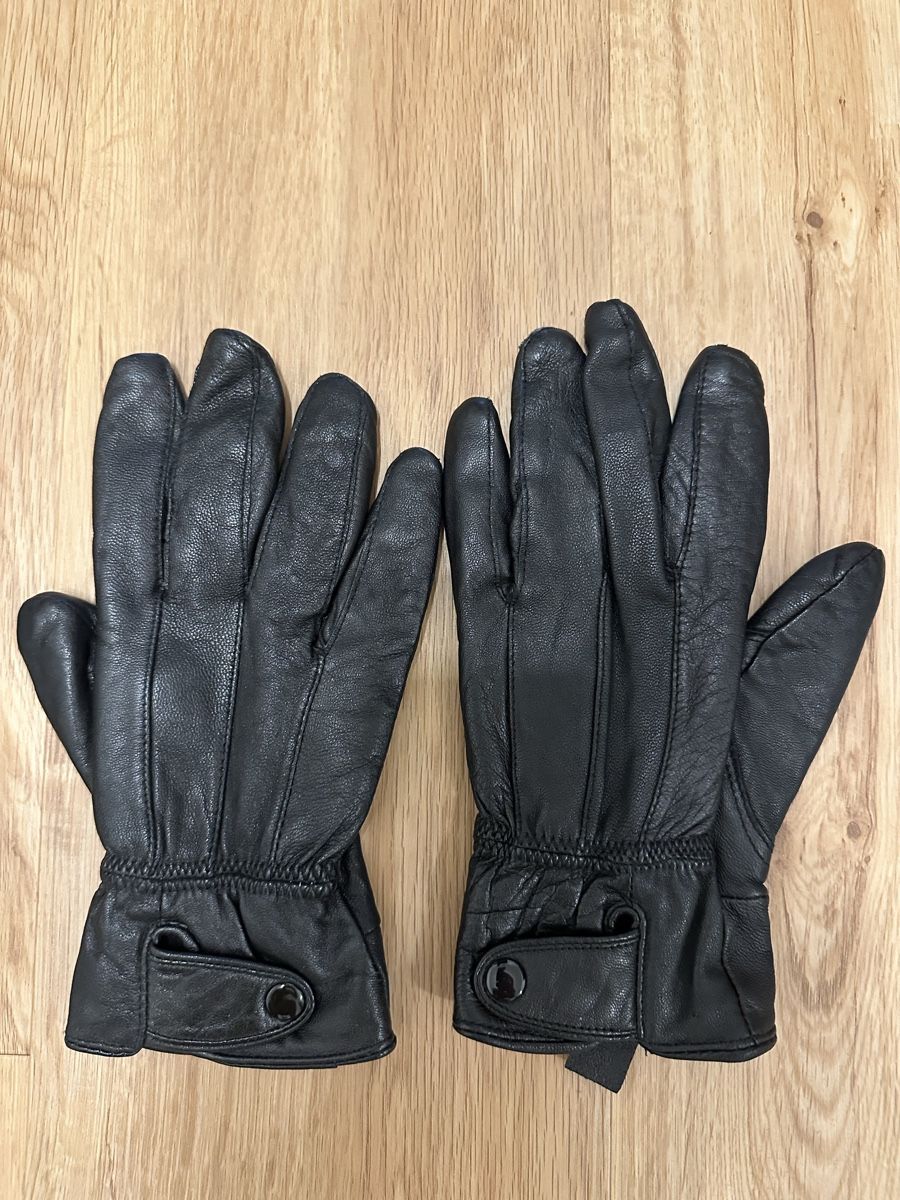 Handschuhe & Handstulpen: 3 Paar Schwarze Leder Handschuhe  – Gebraucht aus Steinhausen von casaplia 2