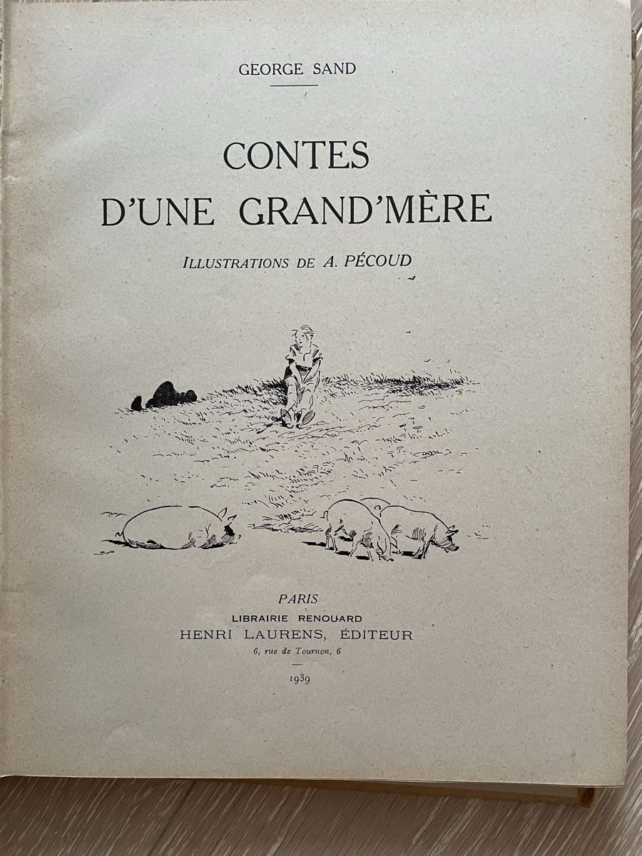 Libri: Conte d’une grand-mère George Sand 1939 – Usato da Sins venduto da Patrickwe 1