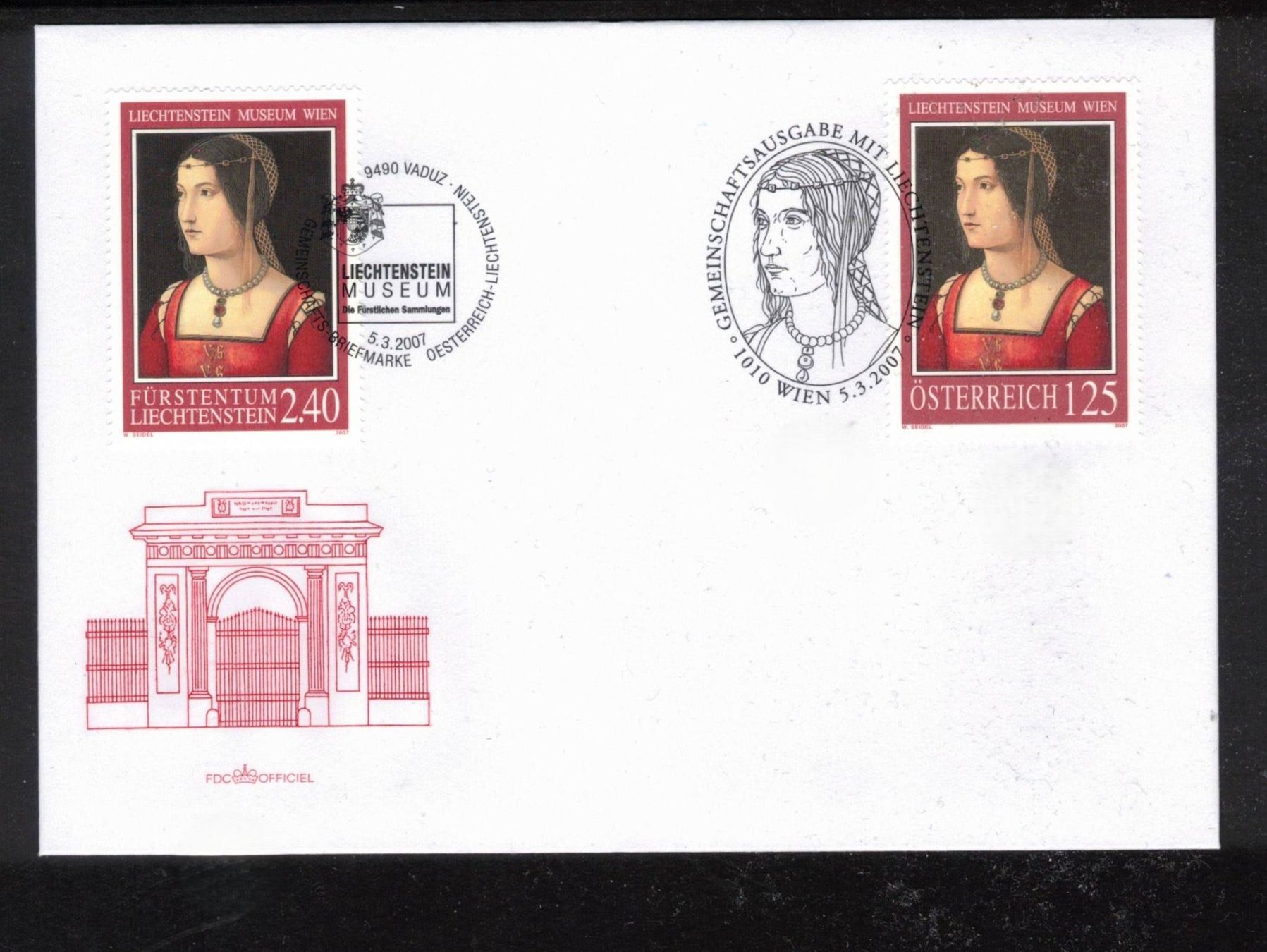 Tutti i francobolli: 2006 FDC Oest. - LI kombiniert aus ABO – Usato da Rheinau venduto da loxis