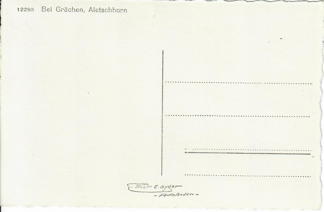 Cartes postales: bei Grächen – D'occasion à Hochdorf par Ziegel-16 1
