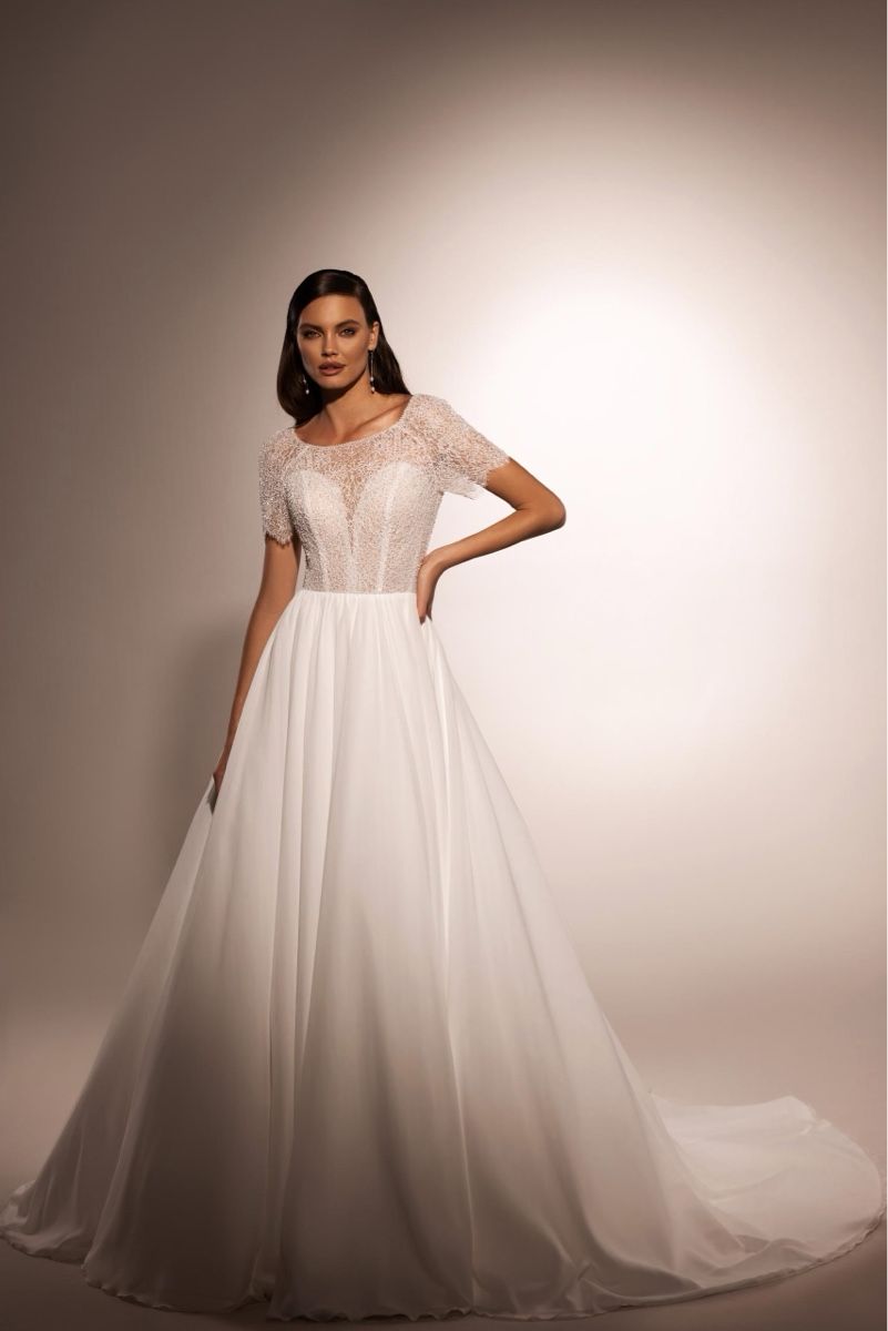 Vestiti: NEW! Brautkleid Gr. 36-38 – Nuovo e nell'imballaggio originale da Brunnen venduto da Herzig-Brautmode 2