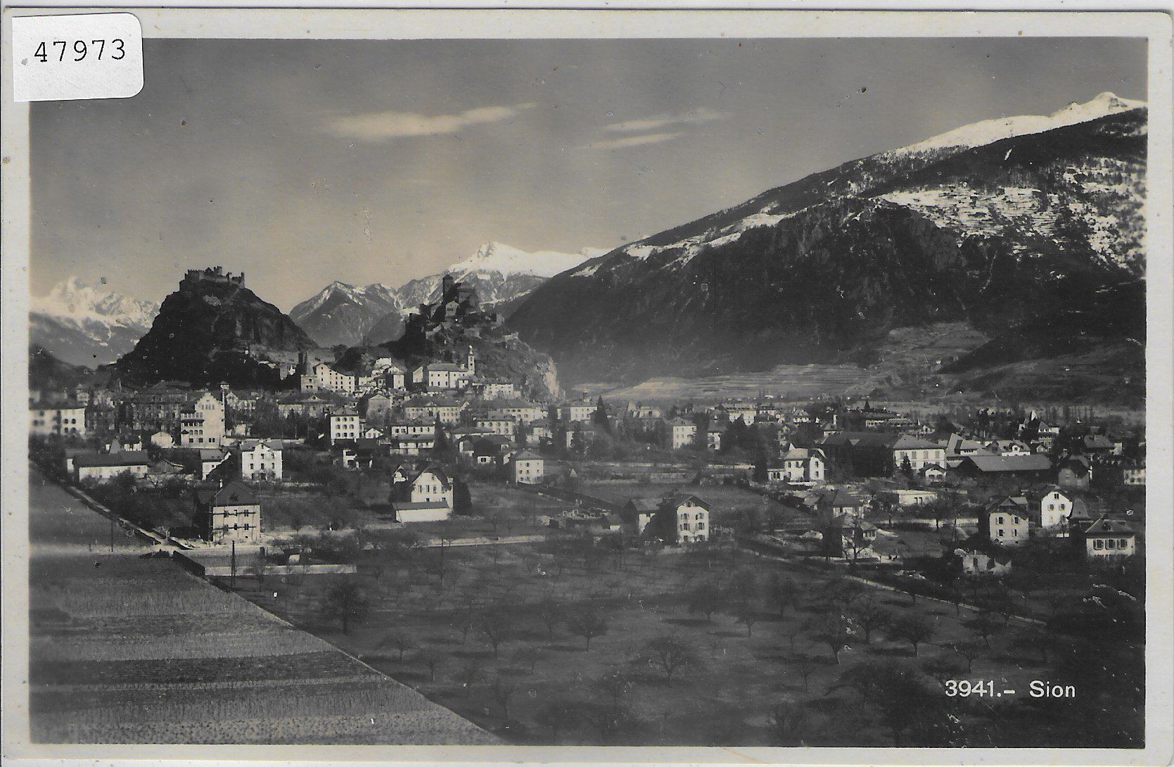 Cartoline postali: Sion Sitten - Generalansicht – Usato da Ettingen venduto da Kartenplanet