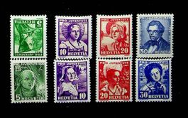 PRO JUVENTUTE 1935-1936 TIMBRES NEUFS**/*. SBK 29.00 /T621