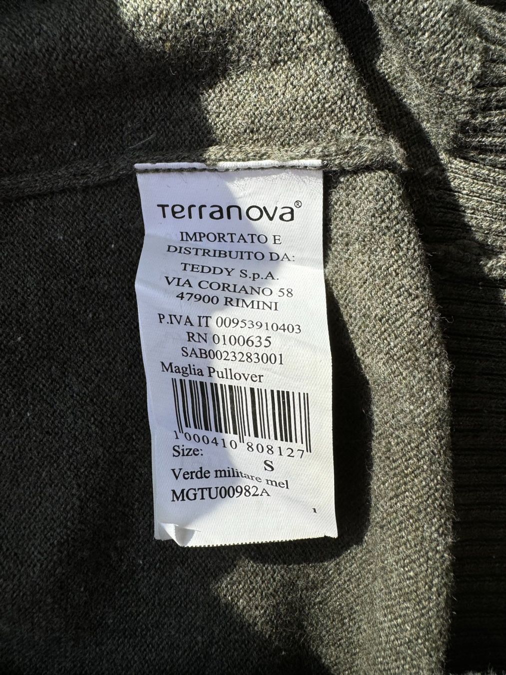 Maglioni & Felpe: Taille S - Pull vert - Terranova – Usato da Genève venduto da Reveur 6