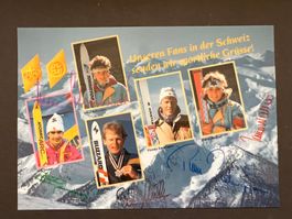Ski WM 1988 Calgary Autogrammkarten  (2225)