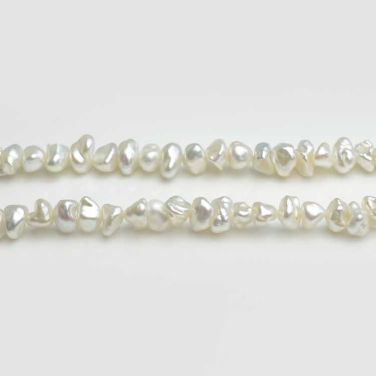 Echte Fischwasser-Zuchtperlen 8–9 Mm Violett – 38,1 Cm Strang, Für Schmuckherstellung, Loch 1 Mm