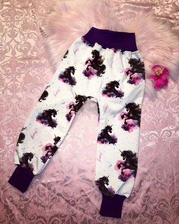 Sweat Pumphose Einhorn 98/104