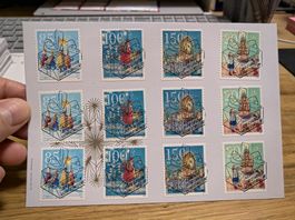 Combo FDC Weihnachten 2021 Vollersttagstempel