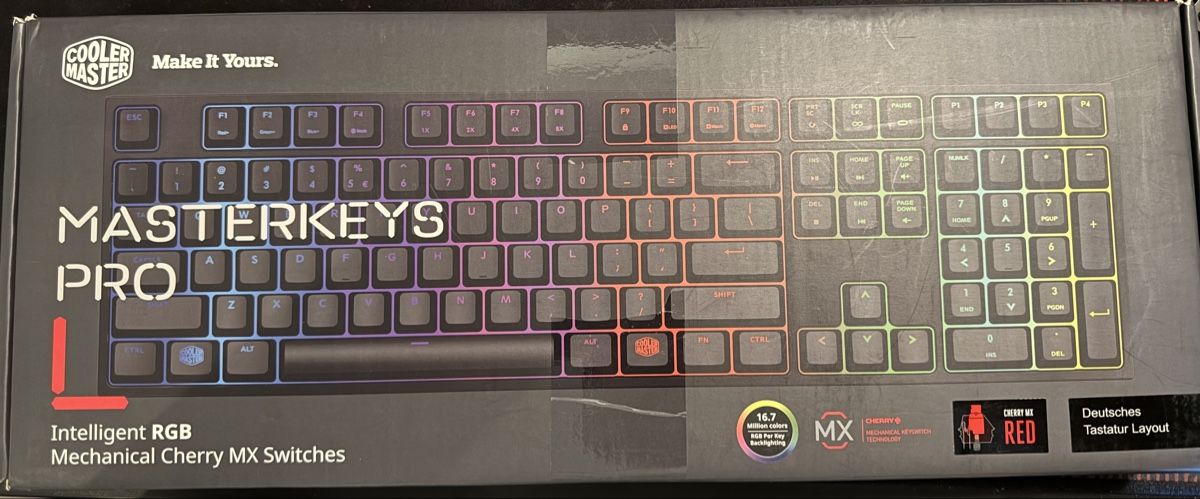 Tastiere: Gaming Tastatur Cooler Master Masterkeys Pro L - Cherry Red – Usato da St. Gallen venduto da xl3olt 1