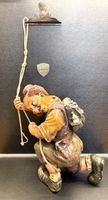 Vintage Bergsteiger Clown Figur handbemalt 