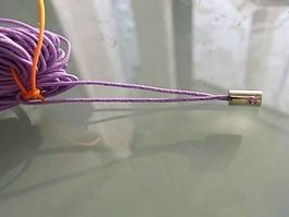 5 Mobile Handy Anhänger lila mit Ringli