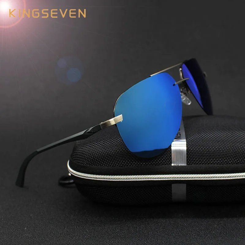 Occhiali & Lenti: Kingseven Piloten Sonnenbrille – Nuovo e nell'imballaggio originale da Suhr venduto da sjay.Cv 2