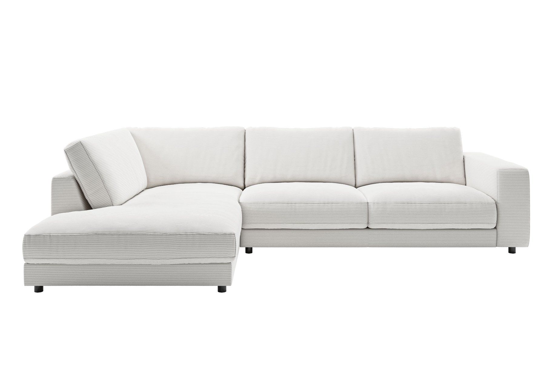 Divani: Ecksofa High End in Cord snow Links – Nuovo e nell'imballaggio originale da Bischofszell venduto da deluxe-moebel 1