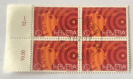 4 er Block Nr.507 mit Vollstempel  Bern
