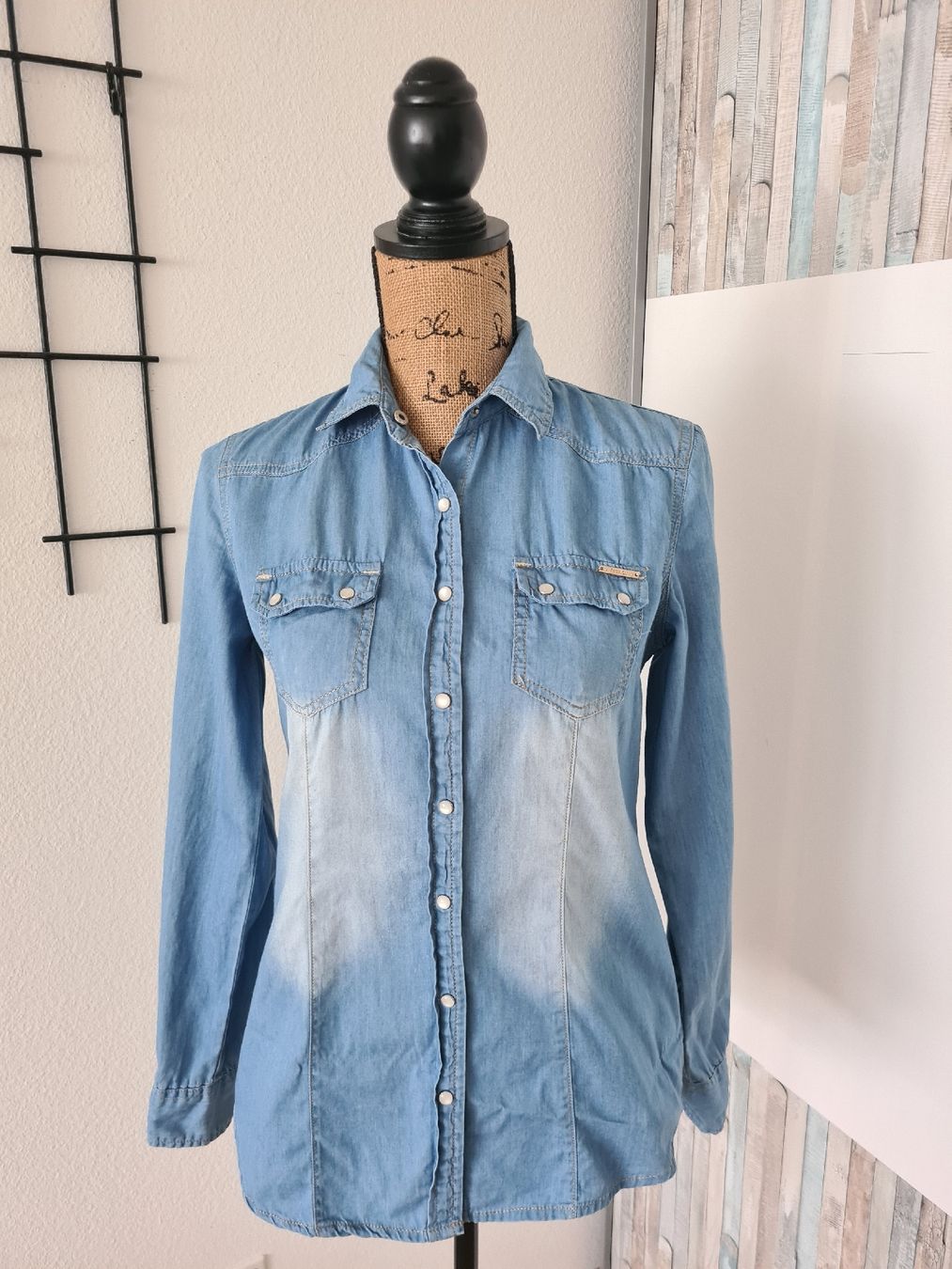 Camicette: Jeansbluse, hellblau, Gr.M 38 – Usato da KRIENS venduto da Franzy_Blond10