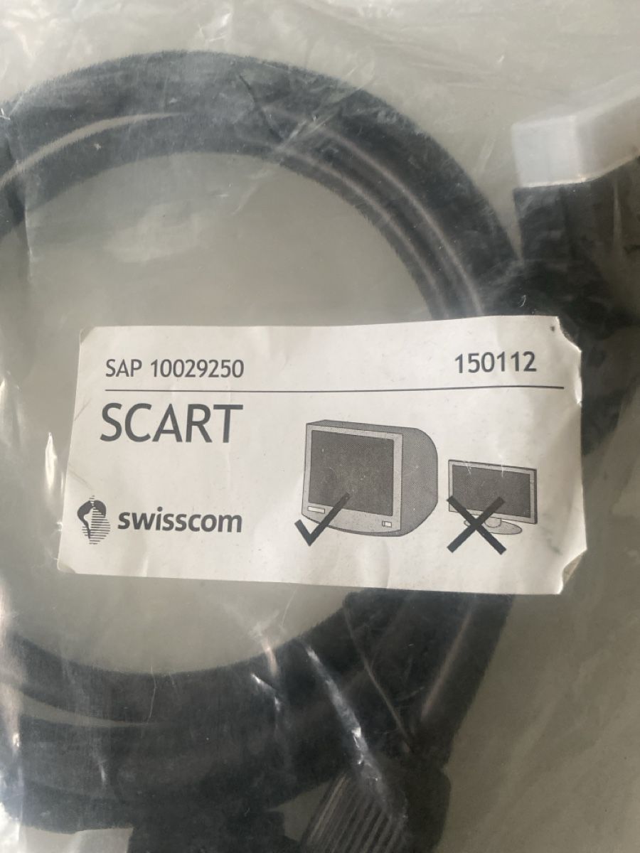 Swisscom Kabel: Câble SCART Swisscom neuf – Neu (gemäss Beschreibung) aus Geneve von pat_p76n 1