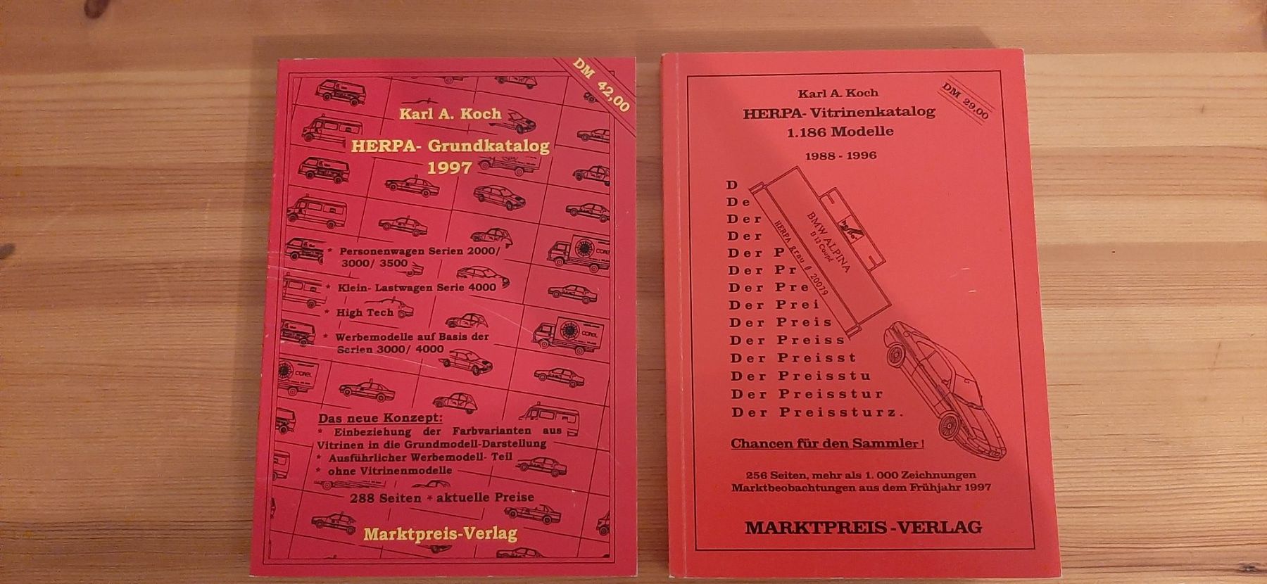 Herpa Modellini d'auto: Verkaufe 2 HERPA - Modellauto - Kataloge – Usato da Wiesendangen venduto da pau_56xn