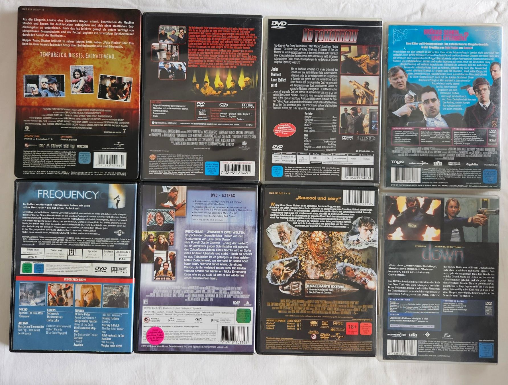 Tous les DVDs: 8 verschiedene Action-Filme – D'occasion à Zetzwil par Power4 1