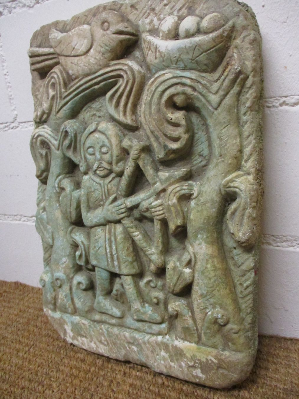 Sculture & Statue: Stein-Kunst Fragment mit Bogenschütze Mittelalter Bildhauer – Usato da Windisch venduto da Autogrammo 6