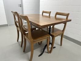 Bistrotisch Beizentisch Esstisch Tisch Gussfüsse 