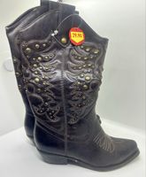 [NEU]: Cowboystiefel mit Nieten - Gr. 36