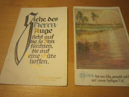No 15 Zwei schöne antike Postkarten ab nur 75 RP
