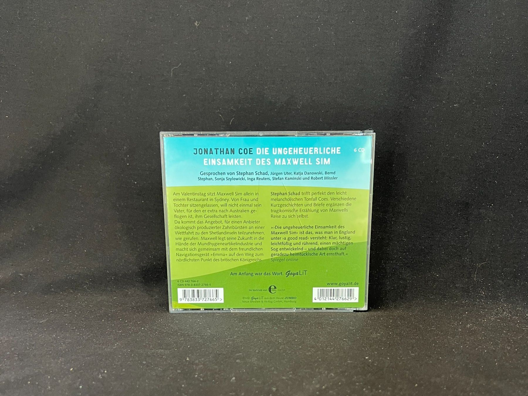 Audiolibri: Jonathan Coe: Die ungeheuerliche Einsamkeit, 6CDs – Usato da Zürich venduto da Drahtzug 3