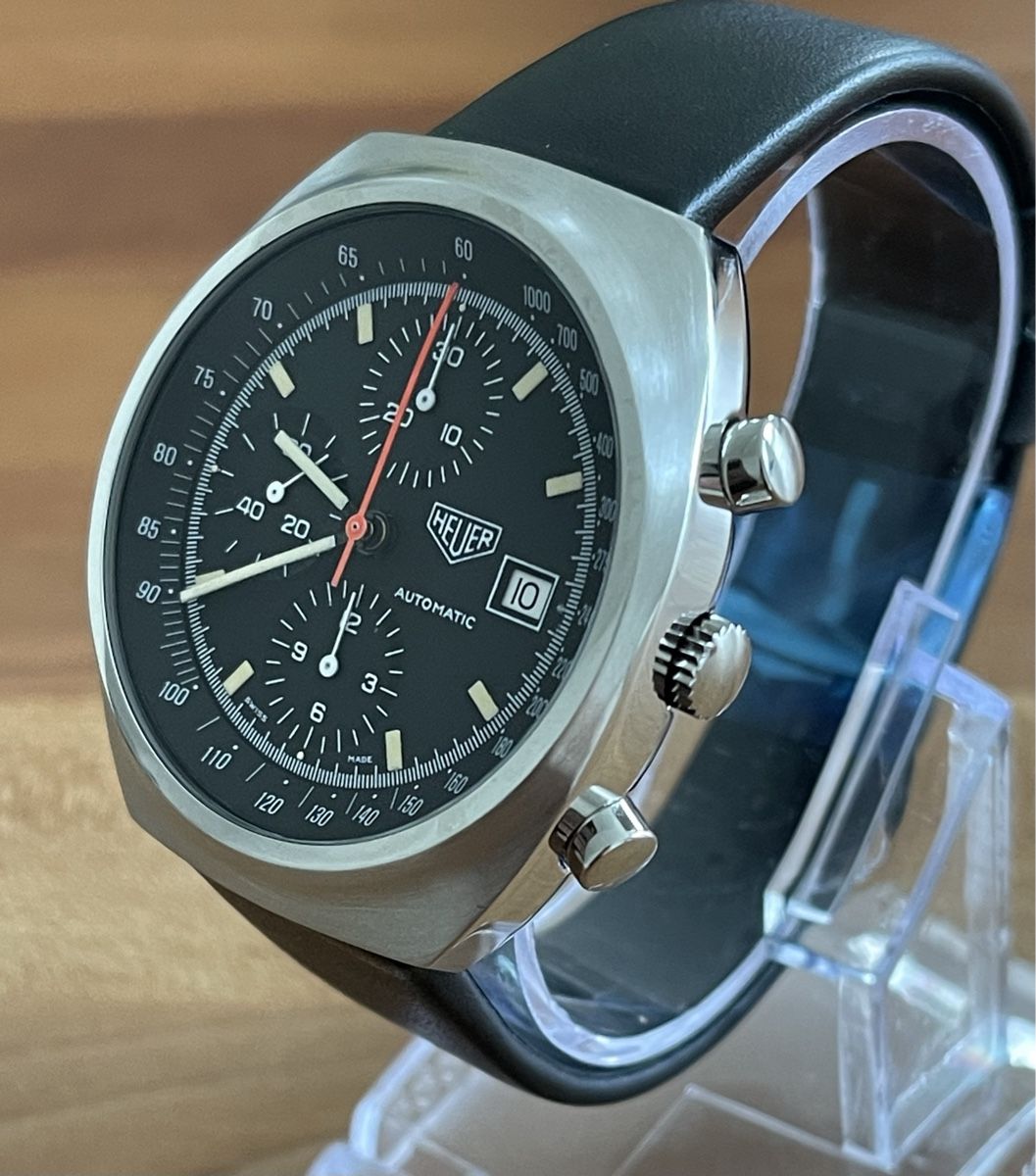 Tag Heuer Orologi: Vintage HEUER Automatic Pasadena Chrono 750.501 restauriert – Usato da Embrach venduto da Canderau 5