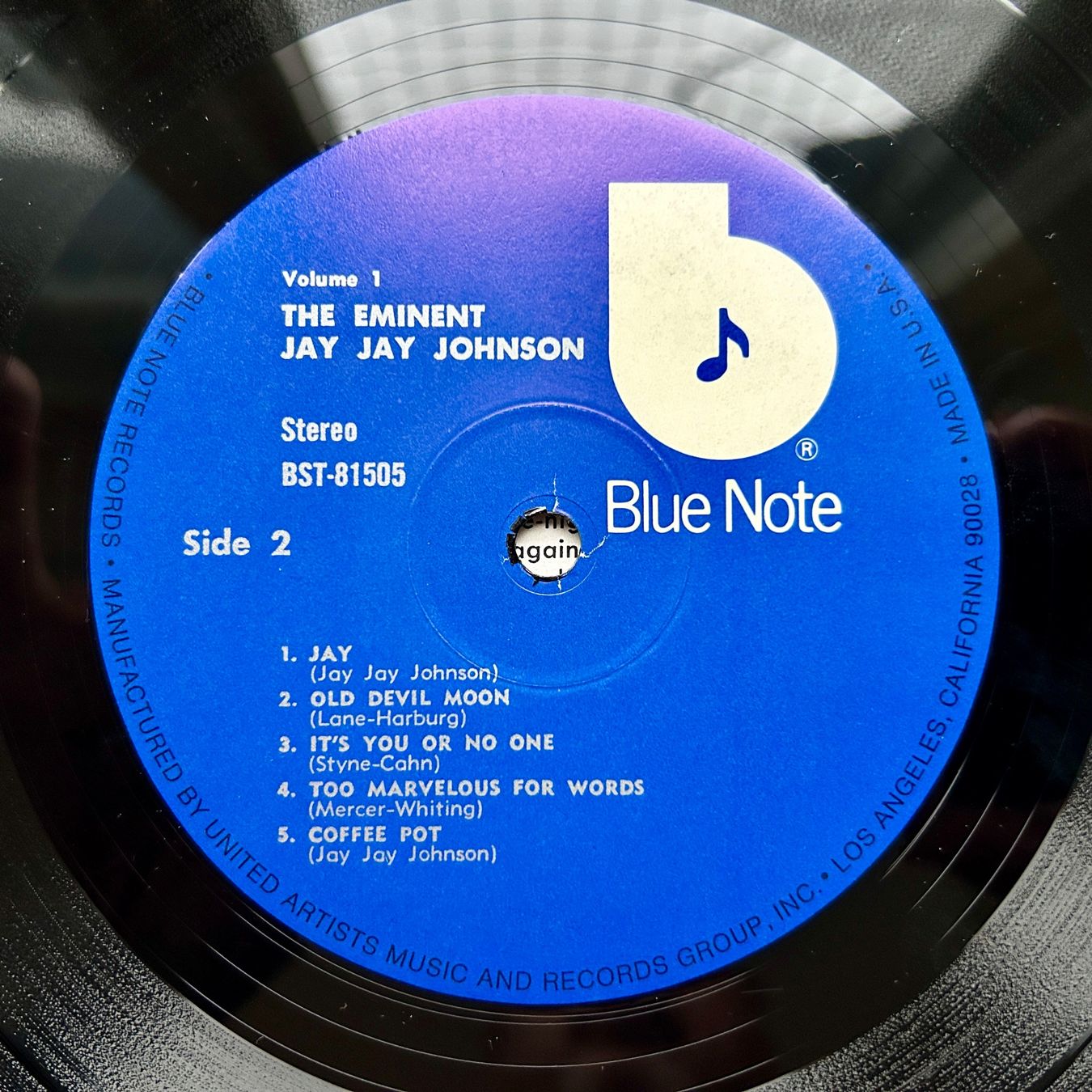 Vinyles: Jay Jay Johnson The Eminent Jay Jay Johnson Volume 1 LP – D'occasion à Lausanne par Pask1 3
