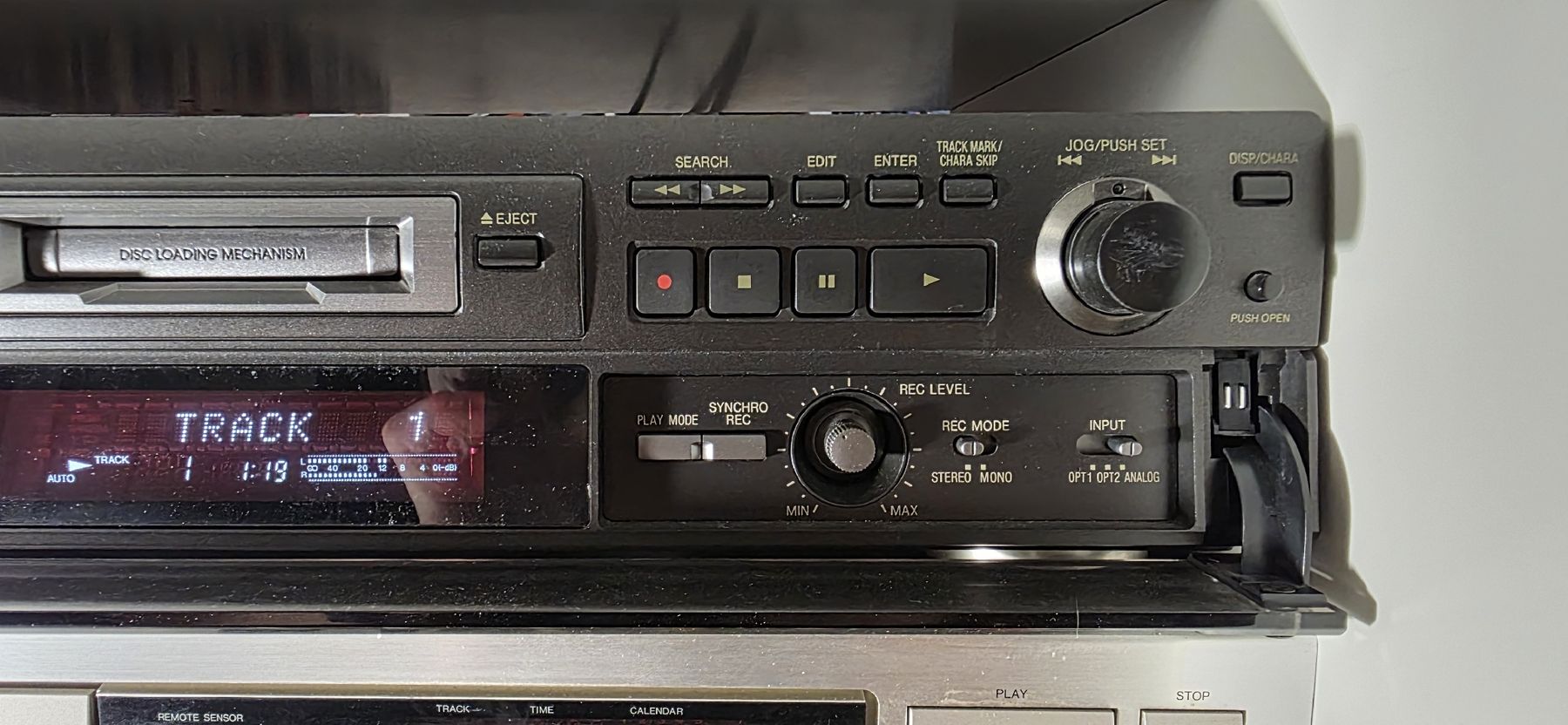 Technics Registratori: Minidisc Deck Technics SJ-MD100 avec tlécommande. – Usato da Pully venduto da Abba70 2