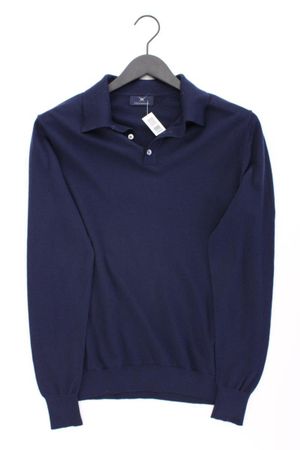 STROKESMAN'S Wollpullover für Herren Gr. M blau