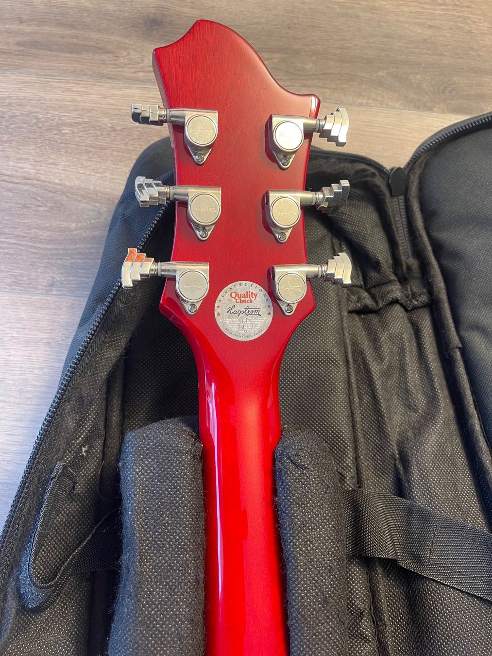 Hagström Strumenti musicali: Gitarre Hagstrom F20T, rot – Usato da Basel venduto da mariablanka 2