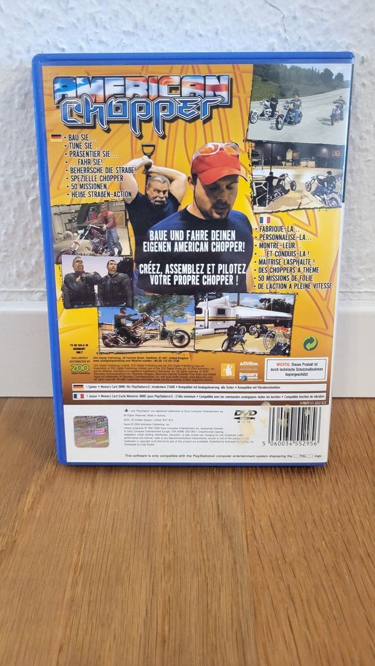 Sony Giochi: PS2 - American Chopper – Usato da Münsingen venduto da DigitaleSpielecke 1