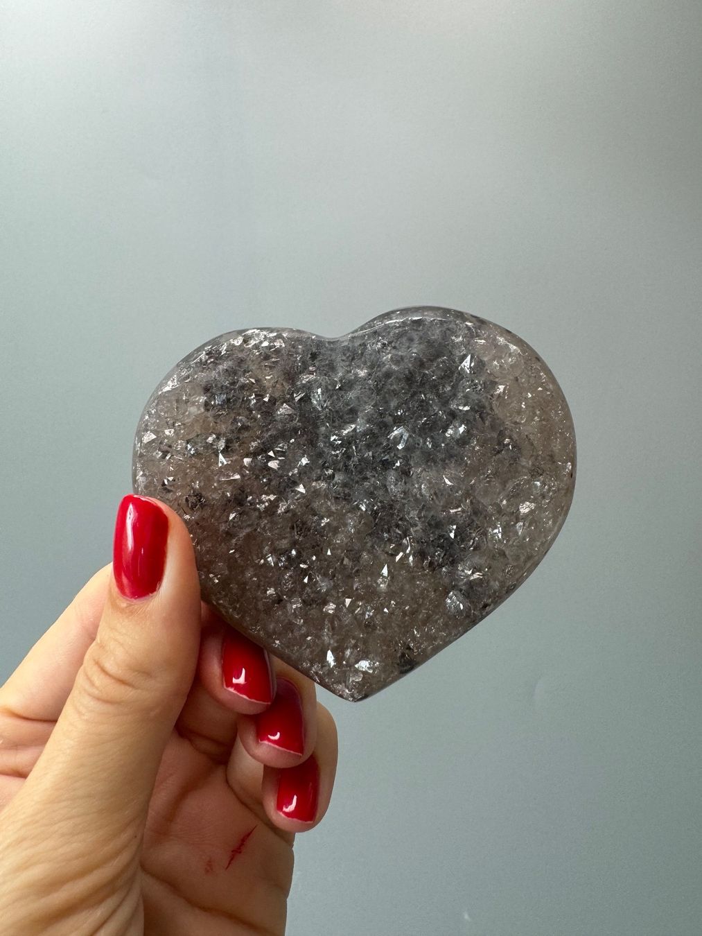 Minerali & Pietre curative: Amethyst Herz - 8cm, 140g – Nuovo e nell'imballaggio originale da Zürich venduto da unique2010 1