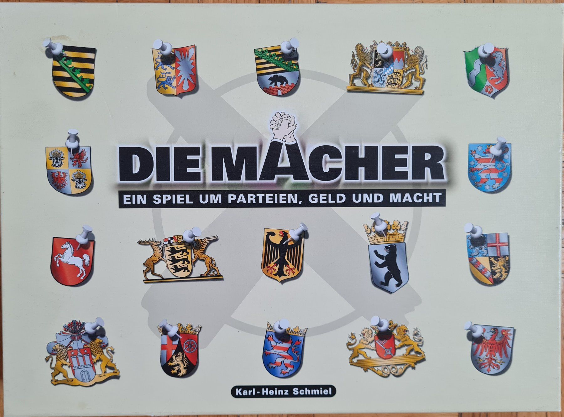 Spiele: Brettspiel "Die Macher", Version 1997 – Gebraucht aus Zürich von Desmond01