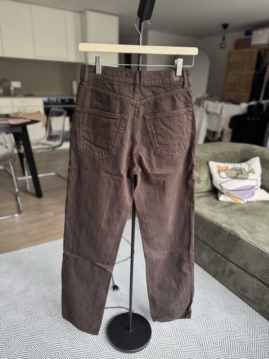 Zara Jeans: Zara brown straight leg jean – Usato da Zürich venduto da ari_cr2f 1
