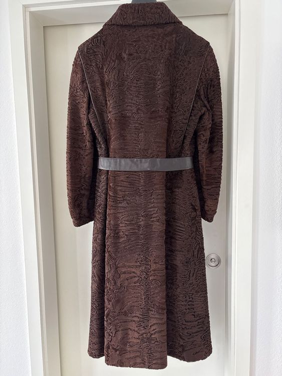 Persianer Pelzmantel 36/38, braun (Gebraucht) in