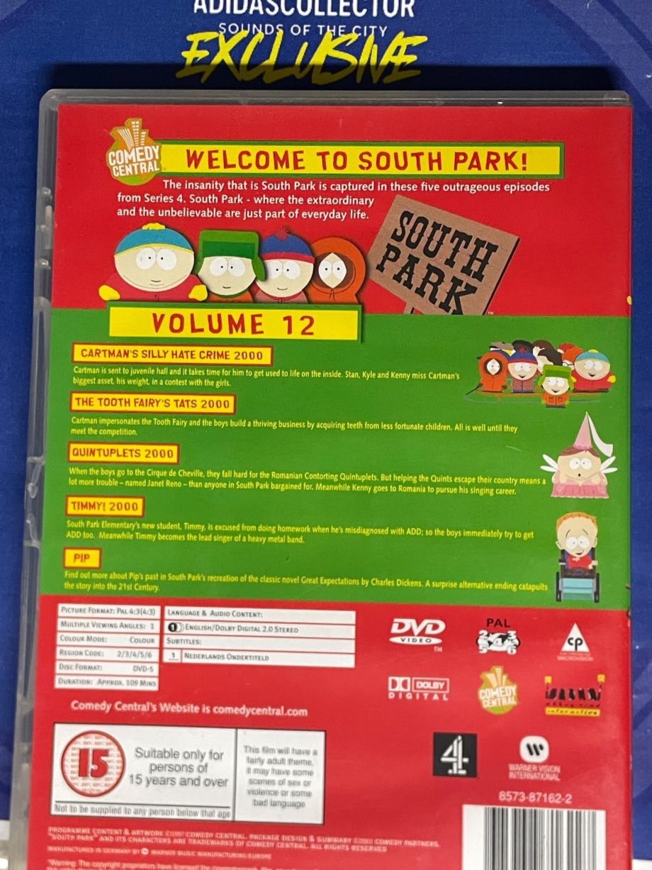 Tutti i DVDs: South Park – Usato da Muri b. Bern venduto da AdidasCollector 4