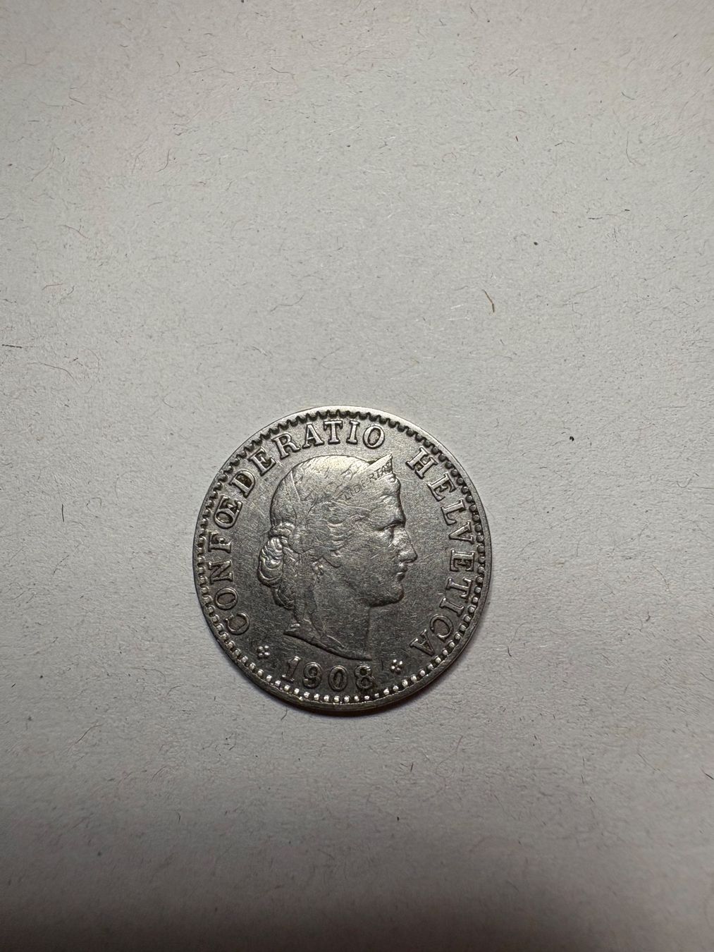Tutti le monete: 20 Rappen 1908 – Usato da Belp venduto da mikemaru