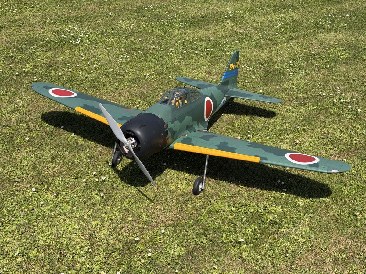 Modellismo RC: Black Horse A6M Zero BH171 – Usato da Biel-Benken BL venduto da theskipster 5