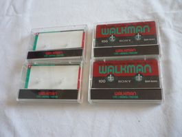 2x Musikkassetten Sony Walkman 100