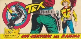 Italian comic strip TEX SERIE PUEBLO # 14 year 1965 SUI SENT