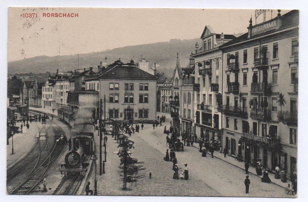 RORSCHACH Bahnhof mit Bahn, Dampflok (Gebraucht) in Jona für CHF 34.9 ...