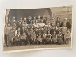 Historische Fotografie Schulklasse 1936