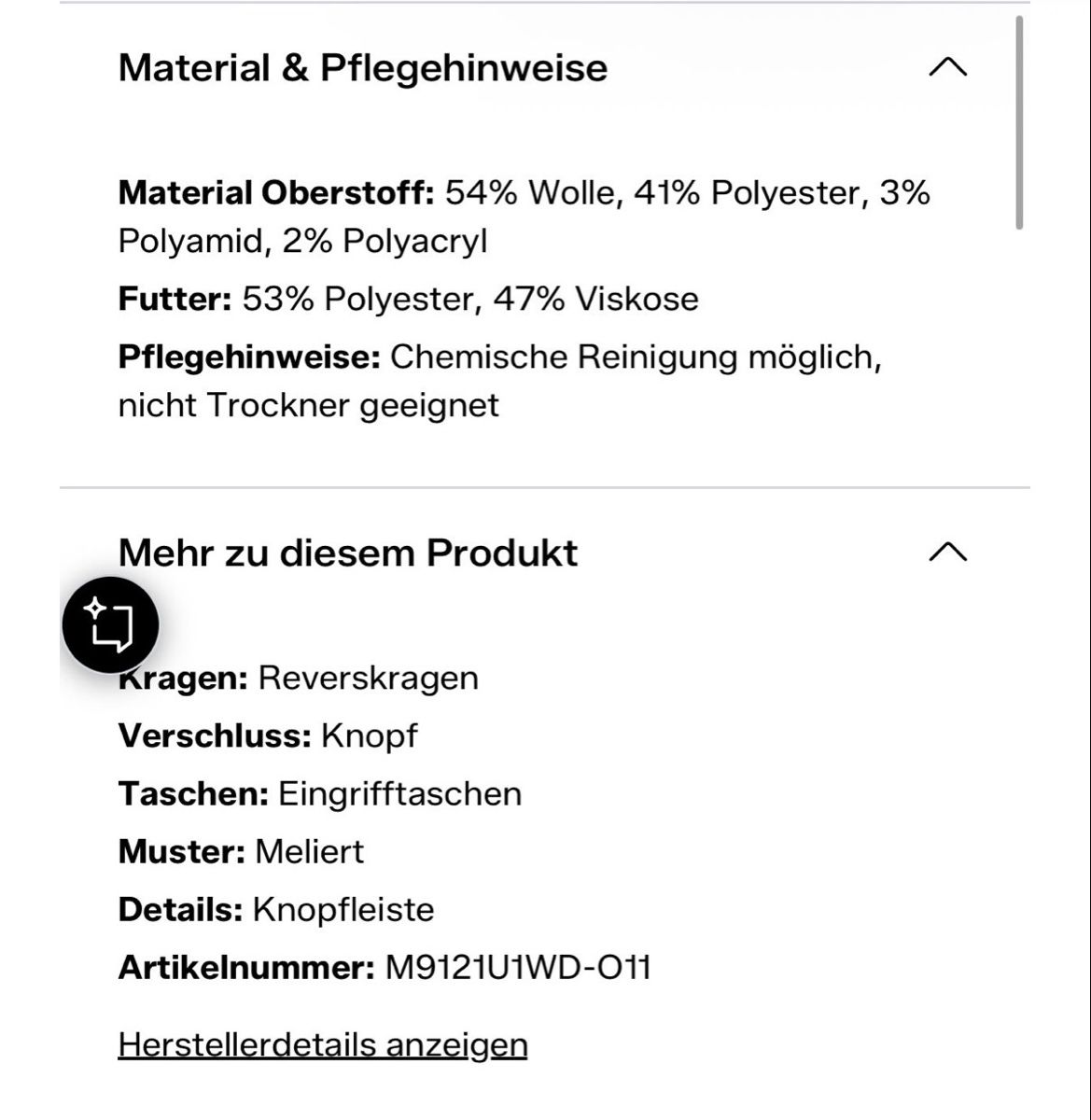 Mango Cappotti: Wollmantel Mango – Usato da Uzwil venduto da Milenaa22 5