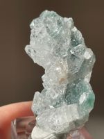 Apophyllit–Indien–Mineralstufe 2-4cm grünen Grundgestein