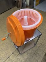 Professionelle Salatschleuder, Top Zustand, Orange