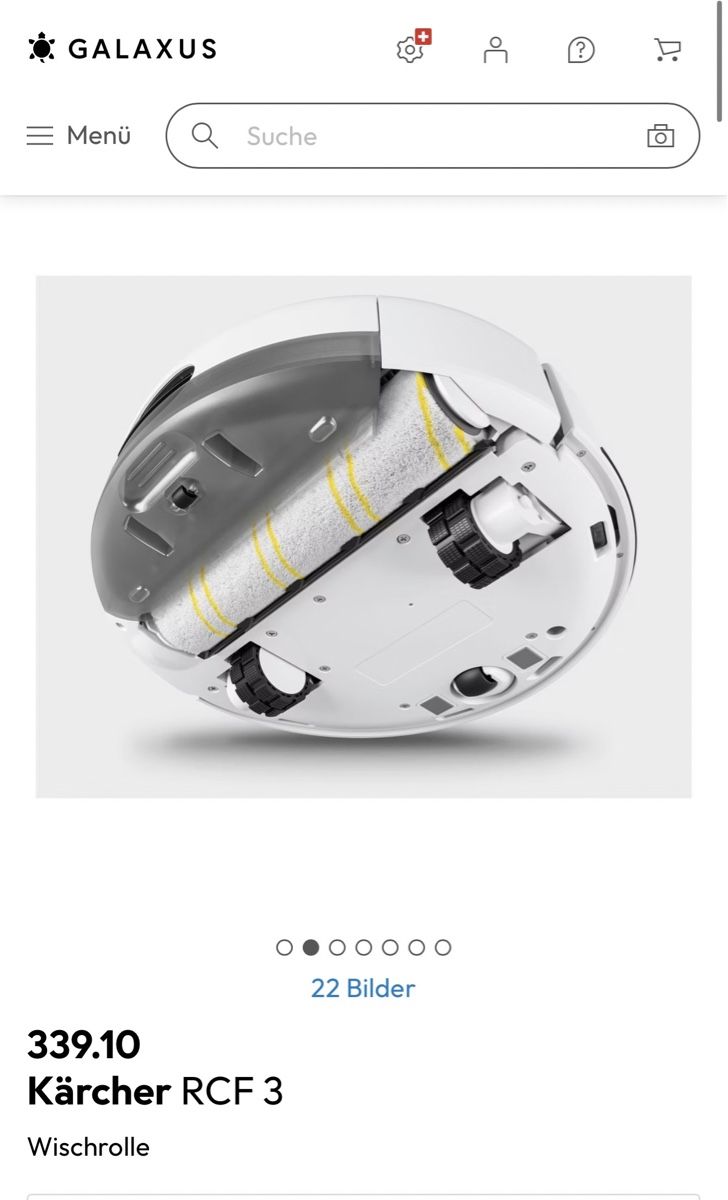 Kärcher Aspirapolveri & Accessori: Kärcher RCF 3 Saug- und Wischroboter – Usato da Grenchen venduto da YoshiSan74 1